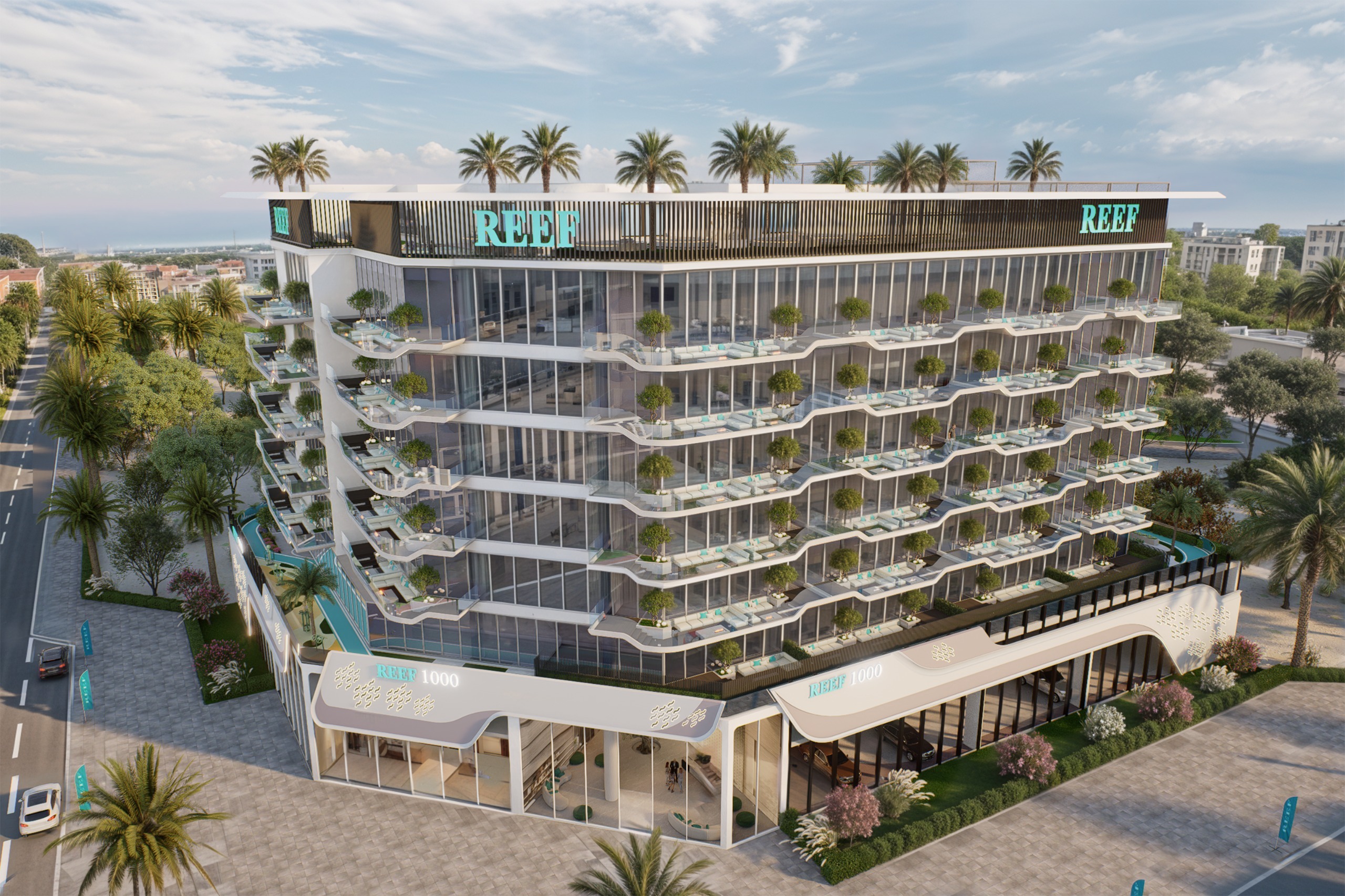 Reef Luxury Developments unveils groundbreaking new project featuring patented climate controlled sunken garden concept