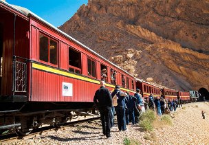 Tunisie: rénovation du train touristique centenaire le «Lézard rouge»