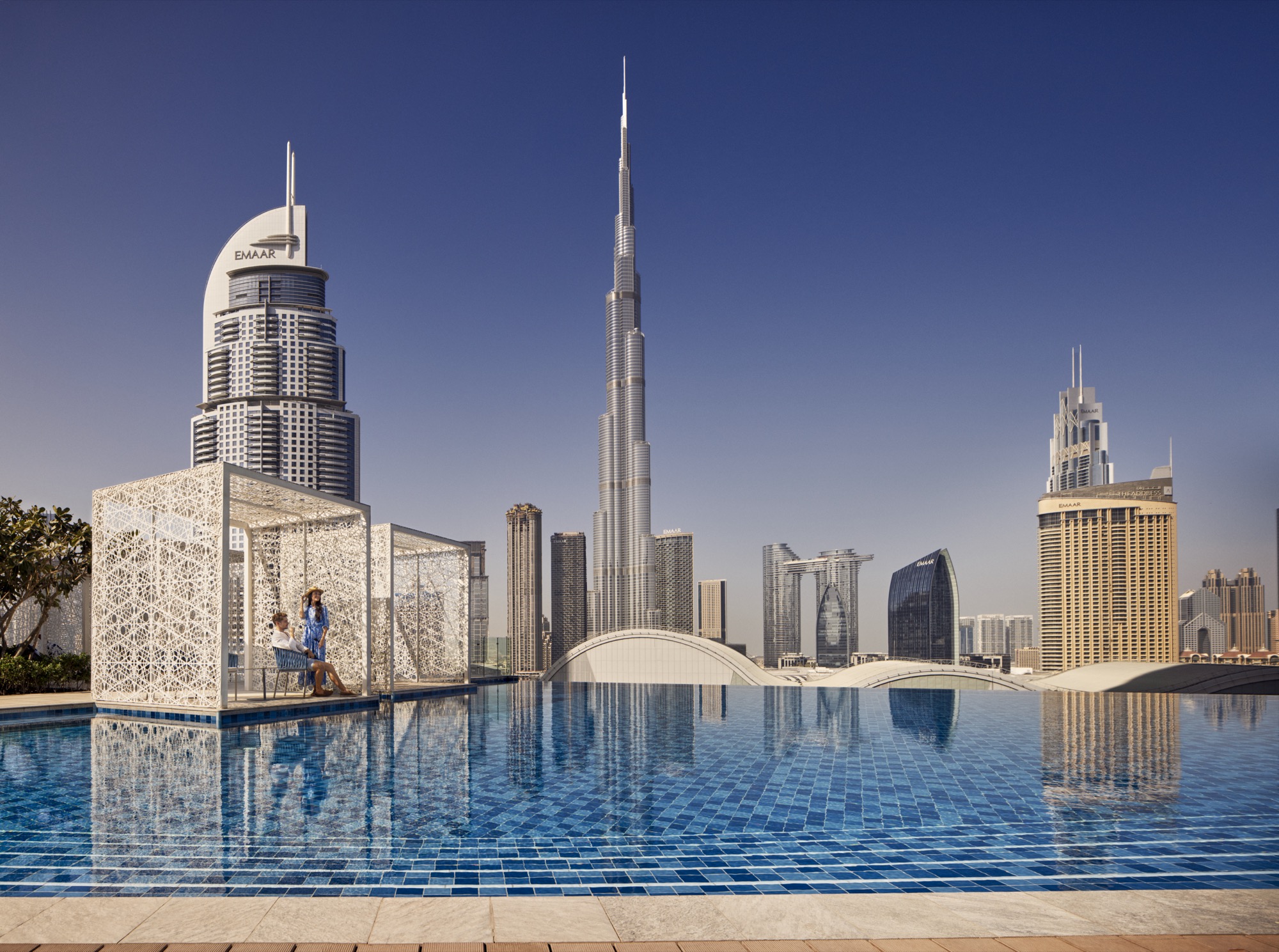 Cool Off in Style with Pool Access & Dining Credit at Address Dubai Mall