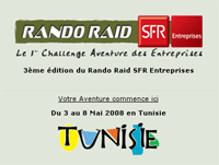 40 équipes attendues au Rando Raid SFR Entreprises en Tunisie